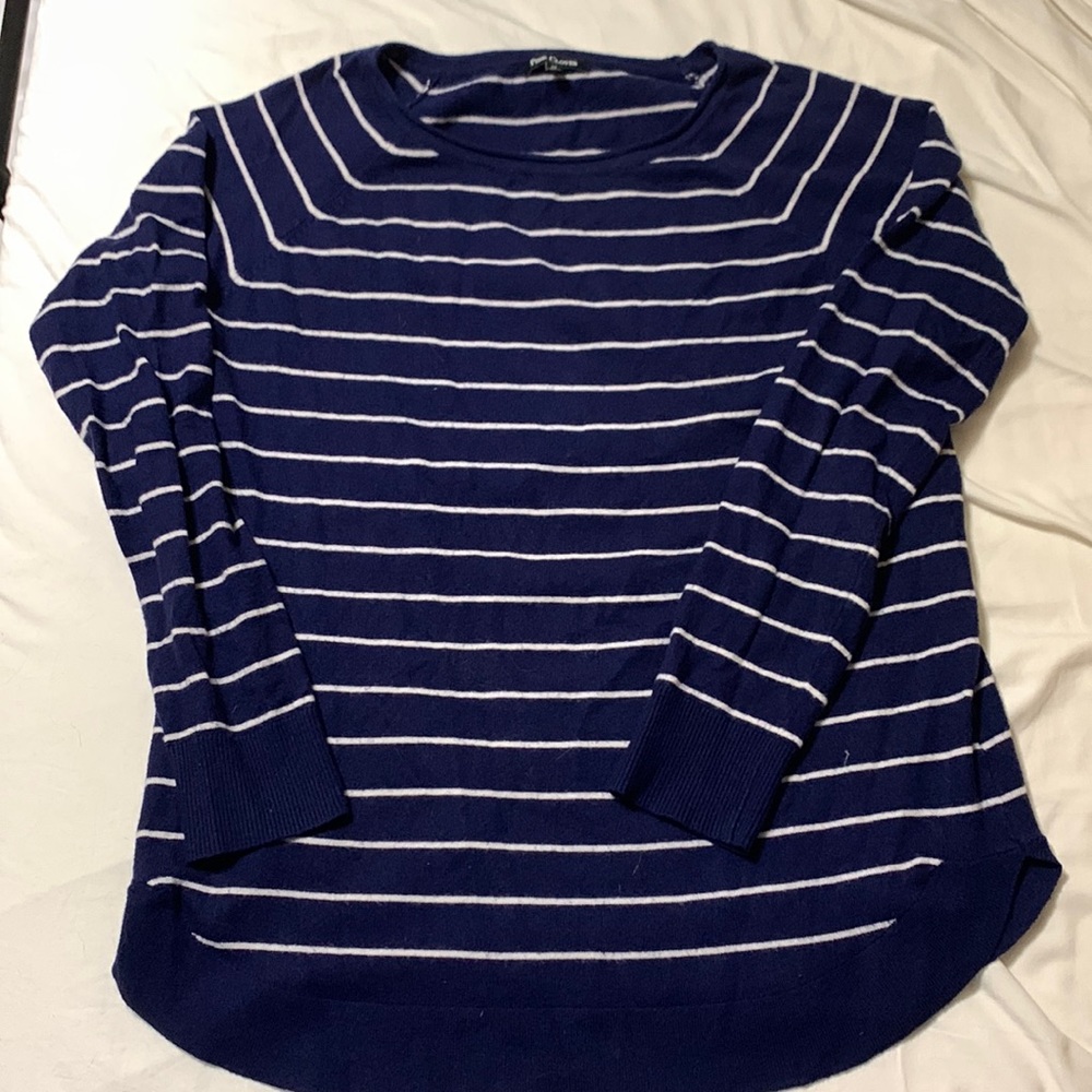 Navy and white striped Pink Clover sweater, M (stitchfix)